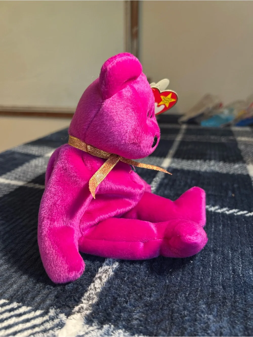TY Beanie Baby Plush Bear - ‘Millenium’